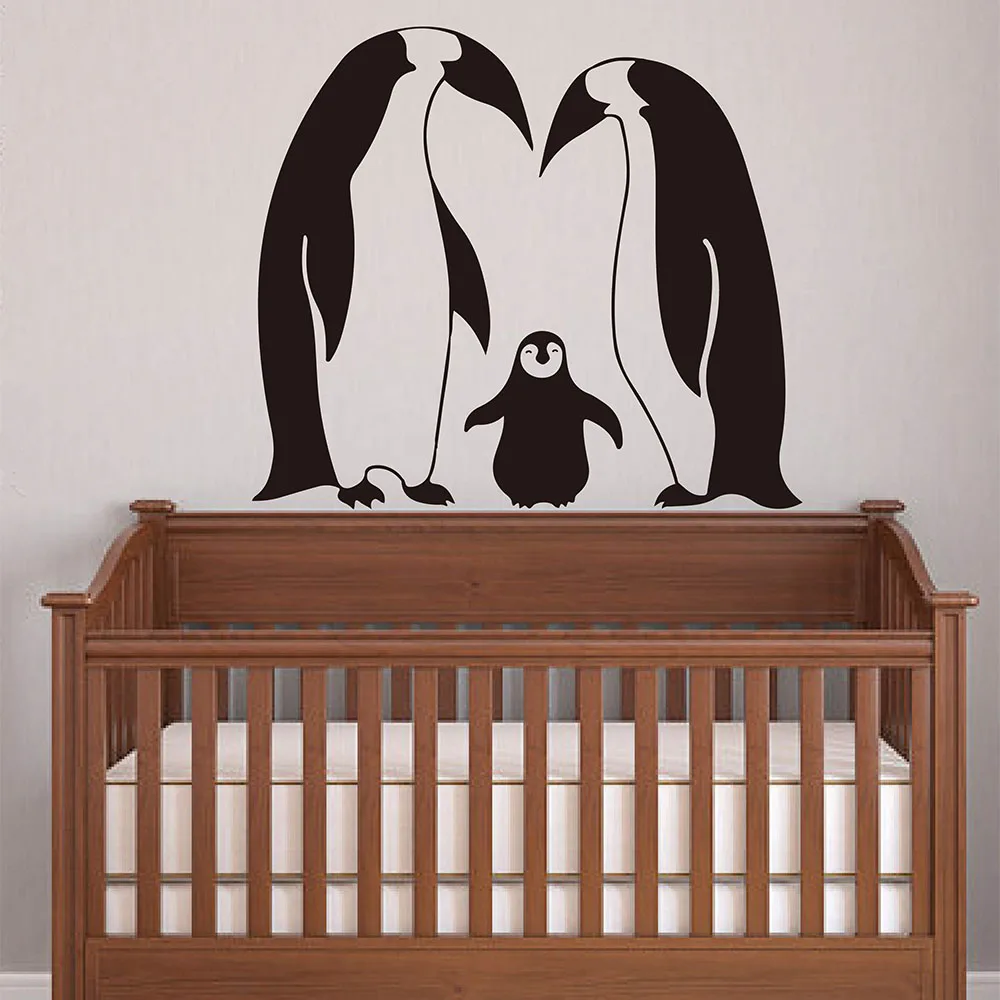 

Penguin Family Wall Decal Penguin Family Wall Sticker Penguin Removable Wall Sticker 745A