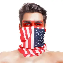 High-Jump Outdoor Hiking Bandana Flag Scarves Polyester Windproof UV Protection Face Mask Climbing Hiking Cycling Skiing Bandana
