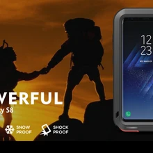 Galaxy S8+ чехол LOVE MEI мощный роскошный Doom металлический противоударный алюминиевый чехол для samsung Galaxy S8 S8 Plus 6,2"