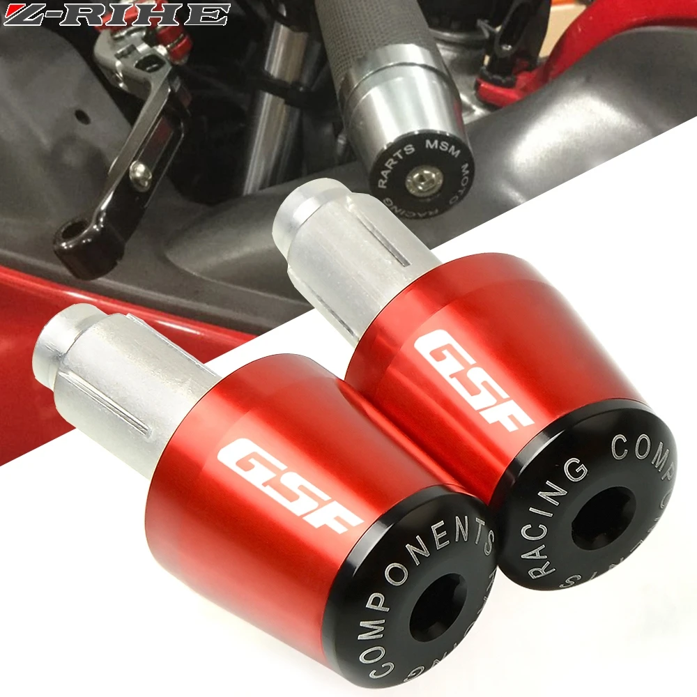 

Motorcycle CNC aluminum Motorcycle Handle bar CAPS Handlebar Grips For SUZUKI GSF650 BANDIT GSF 650 2005 2006 2007 2008 2009