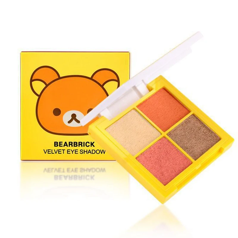 

Cute Bear Velvet Eye Shadow Palette Eye Makup Eye Shadow Super Stage Fit Palette Cosmetic Makeup Set Nude Eye Shadow