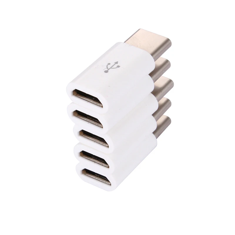 

Hot sale! 1pcs USB 3.1 Type C Male to Micro USB Female Adapter Type-C Converter Connector USB-C black and white