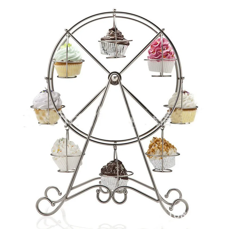 Ferris wheel Metal rotating Display cake stand Baking tool Dessert