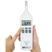 Выпуск товара DC/AC Измеритель уровня шума TES-1150 30 до 130 дБ