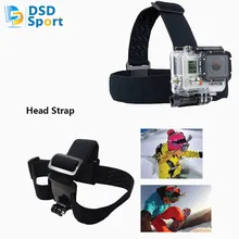 SAQN for GoPro Accessories with 3 Way monopod grip mount chest harness for go pro hero 4 5 3 2 sjcam sj4000 action camera 08A