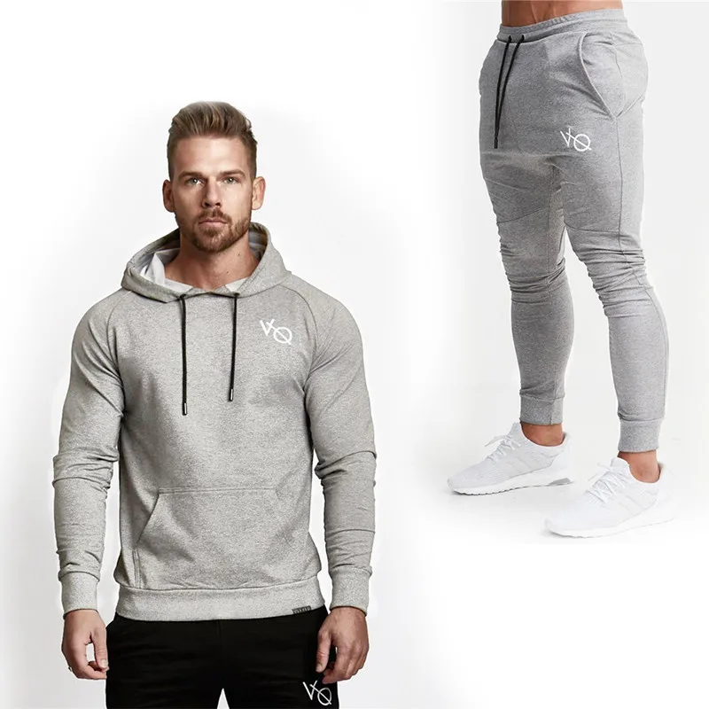 Vanquish Best Gyms Men's Sets 2019 new Sportswear Tracksuits Sets Men's  Hoodies+Pants Casual Outwear Suits Independence match