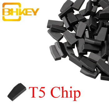 

BHKEY 1PCSx 2PCSX T5 ID20 Transponder Chip Blank Carbon T5 Cloneable Chip For Auto Car Key Cemamic Car Key T5 Chip New