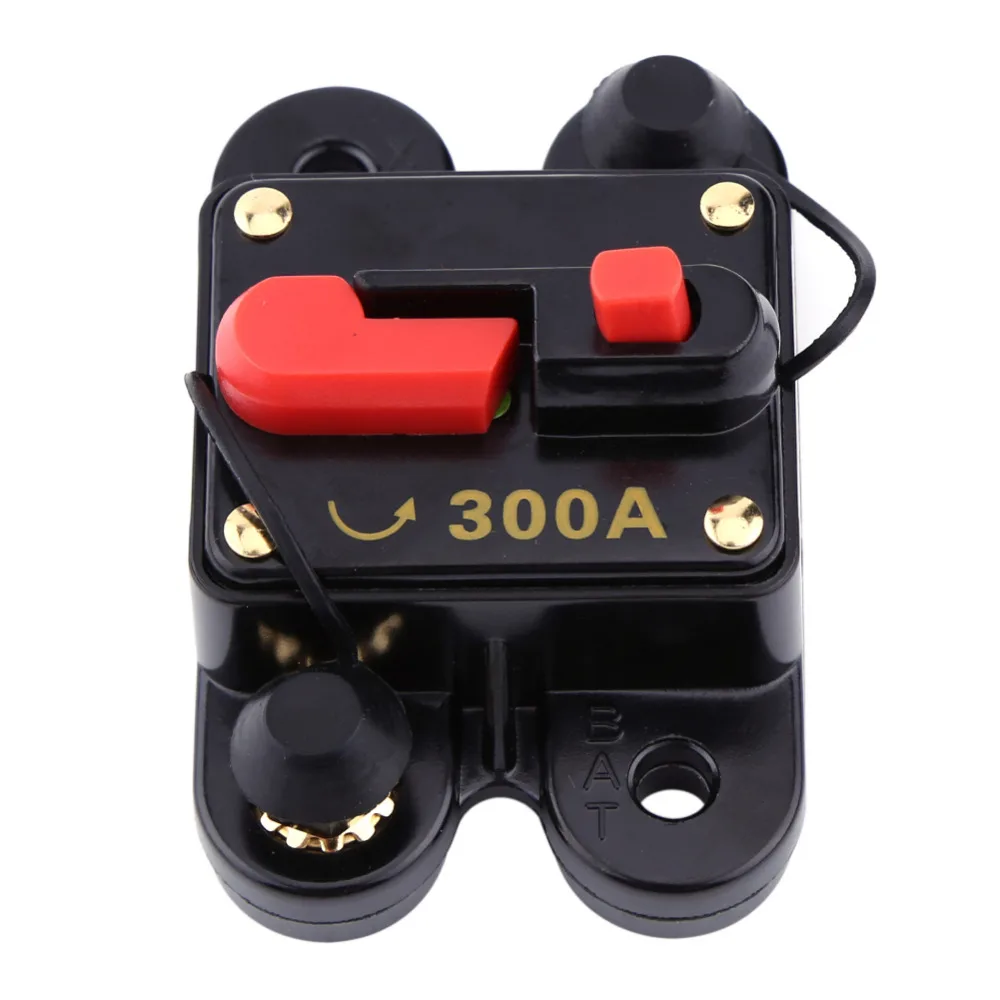 

DC12V 300A Circuit Breaker for Car Marine Boat Bike Stereo Audio Reset Fuse