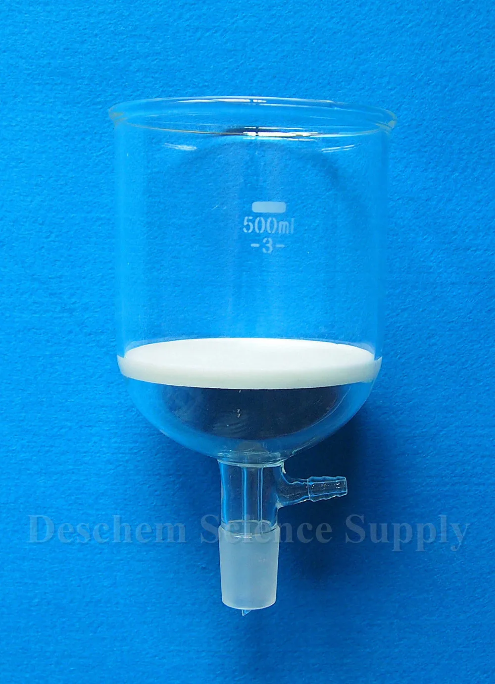 500ml,Buchner Funnel,24/29,3 Coarse Filter,With 10mm Vacuum Hose