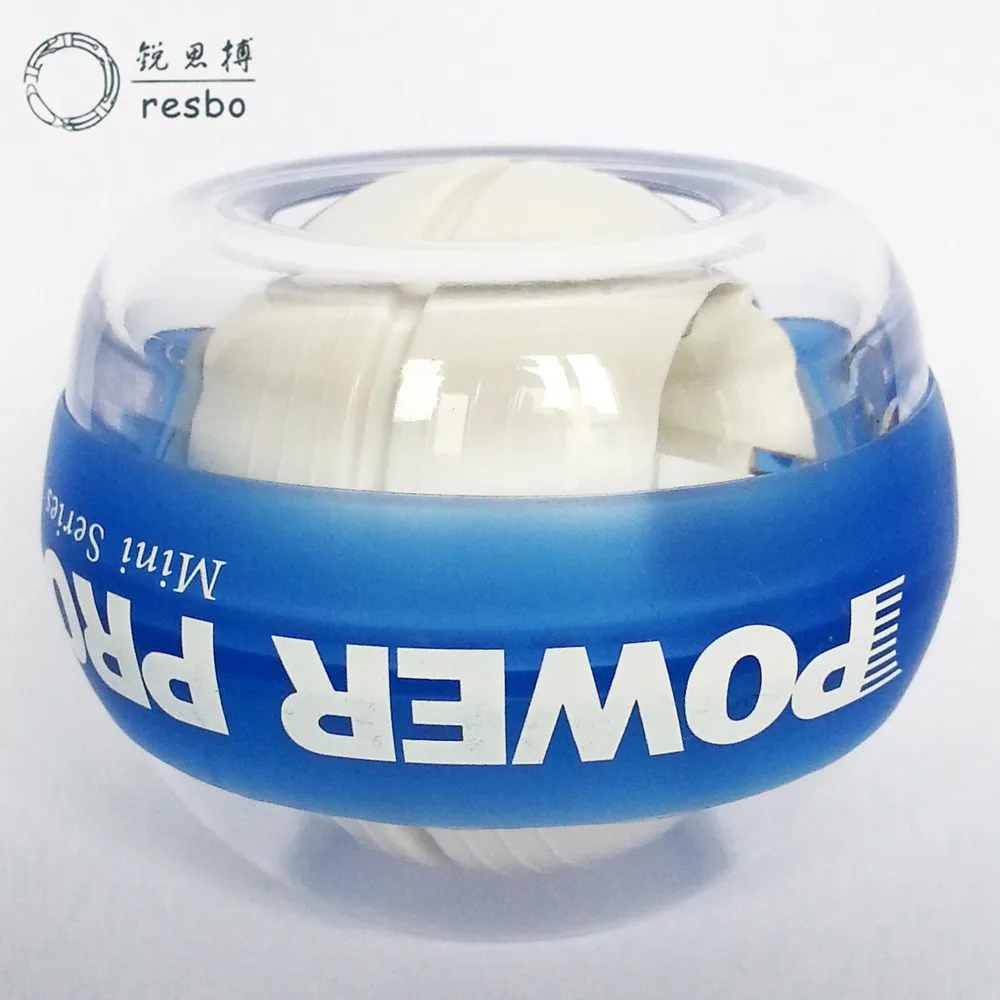 LED Mini Power Wrist Strengthen ball Luminous Forearm Gyroscope Ball Exerciser force Wrist ball Kids/Women Hand Muscle Relax H