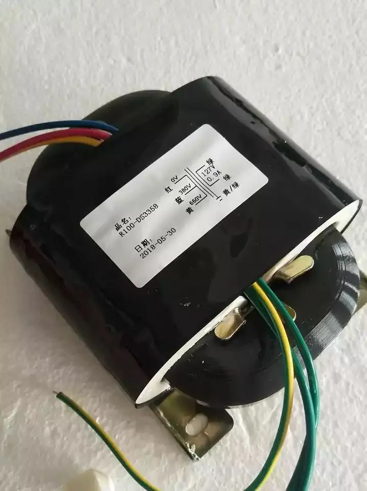 

127V 0.9A R Core Transformer 100VA R100 custom transformer 0-380-660V copper shield Power amplifier