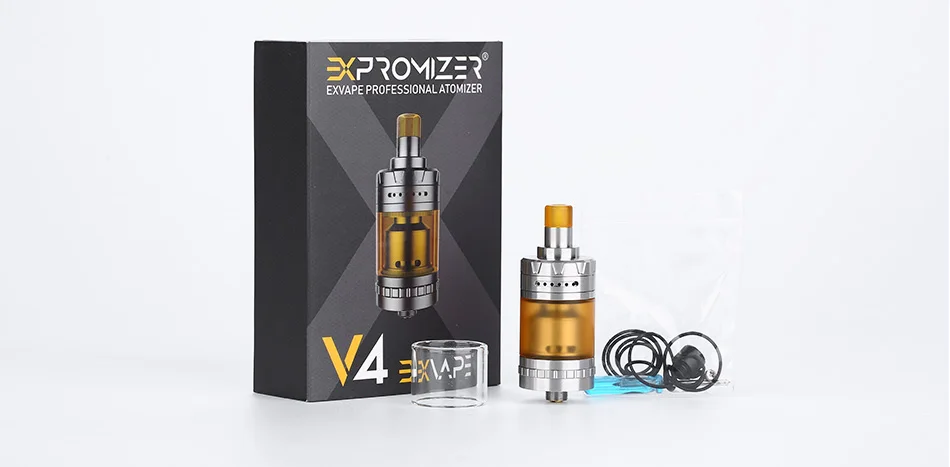 Exvape Expromizer V4 MTL RTA танк с простой одной катушкой здания и 23 мм Диаметр Vape испаритель vs Zeus X/Zenith