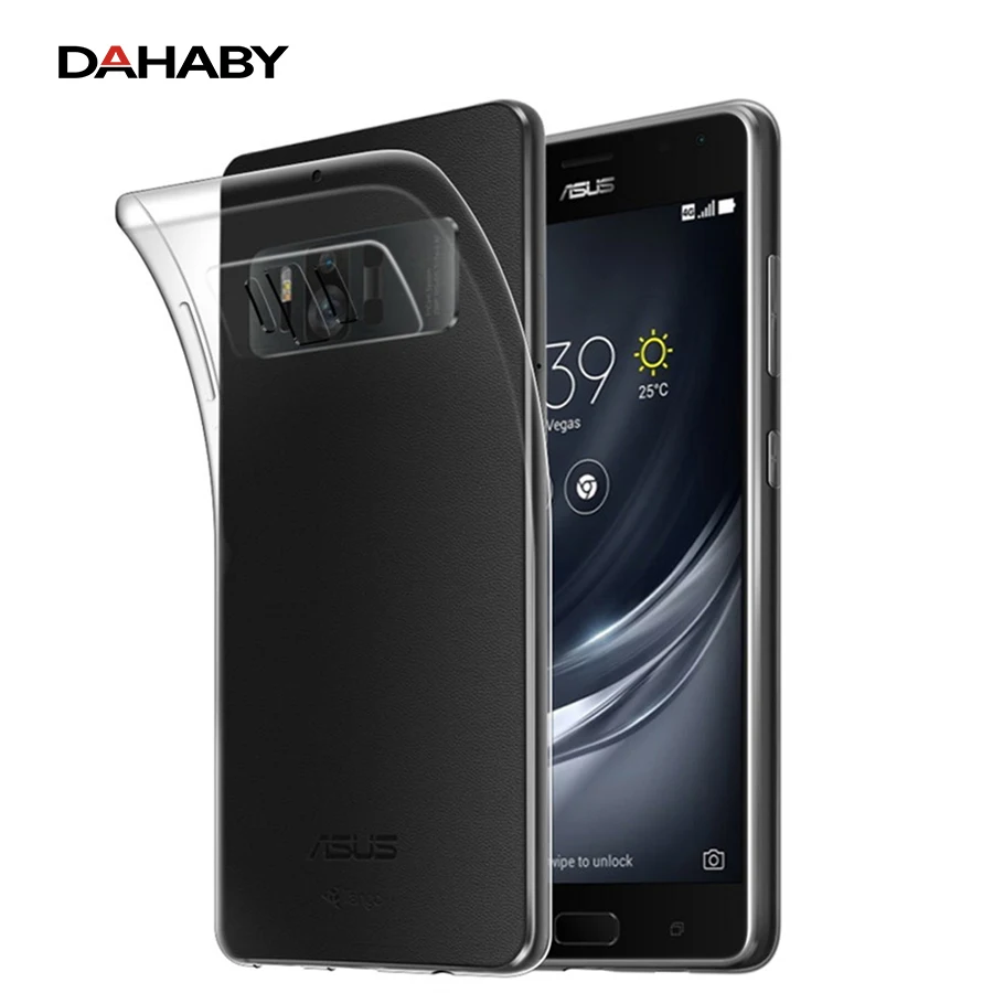 DAHABY For Asus Zenfone AR ZS571KL Case Clear Ultra-thin Slim Silicone TPU Soft Capa Protective Cover | Мобильные телефоны и