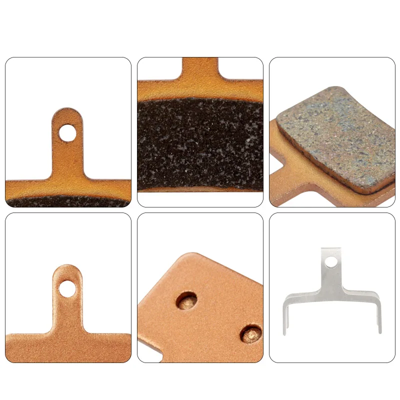 Brake pads Parts Tool Lightweight 2 Pairs Disc For shimano Rose gold Sintered