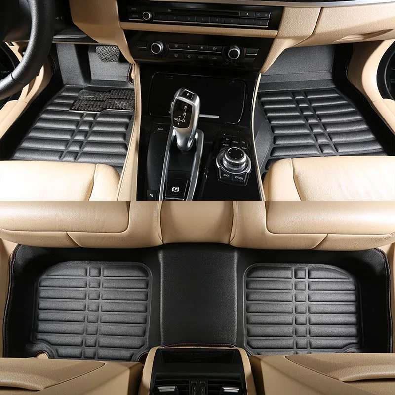 High quality new 2017 OHANNY Special 3D leather Car Floor Mats Case For