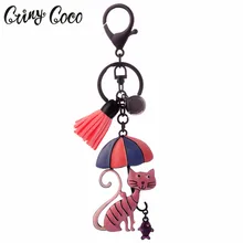 Cute Cat Enamel Key Ring Alloy Keychain for Women Car Key Chain Holder Jewelry Accessories For Girl Gift Charm Key Chains Cute Cat Enamel Key Ring Alloy Keychain for Women Car Key Chain Holder Jewelry Accessories For Girl Gift Charm Key Chains