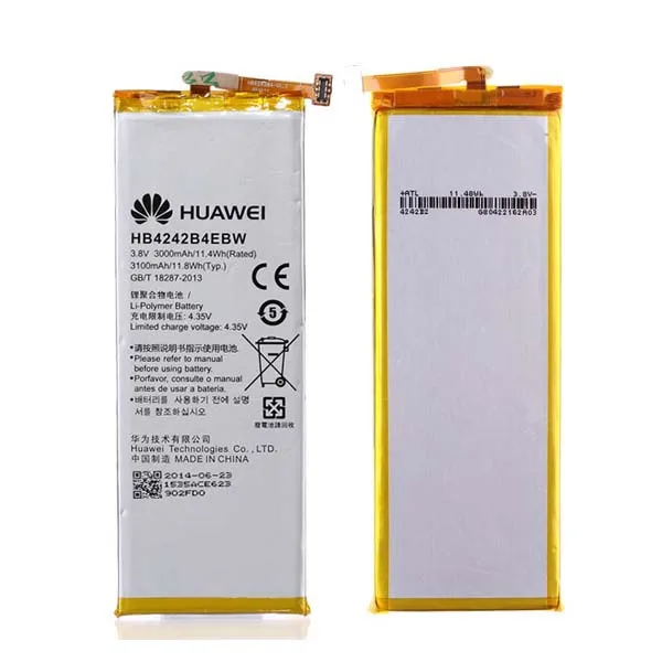 Original HB4242B4EBW 3100mAh phone battery for huawei honor 6 H60-L01 H60-L11 batteria AKKU | Мобильные телефоны и