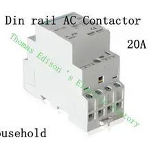 Auxiliar de partida KOHTAKTOP CT1 CT1-25 16A 20A 25A 3 P 220 V 50 или 60 Гц Din rail AC контактор для дома