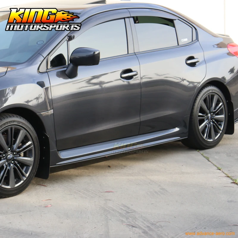Подходит для моделей Subaru WRX STi MP 15 18 боковые юбки разветвитель Неокрашенная черная