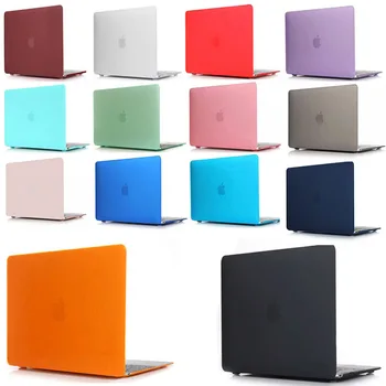 

Crystal Hard Laptop Case for Macbook AIR Retina 11 12 13 15 inch with Touch Bar For Macbook New Pro 13 15.4 Shell keyboard cover