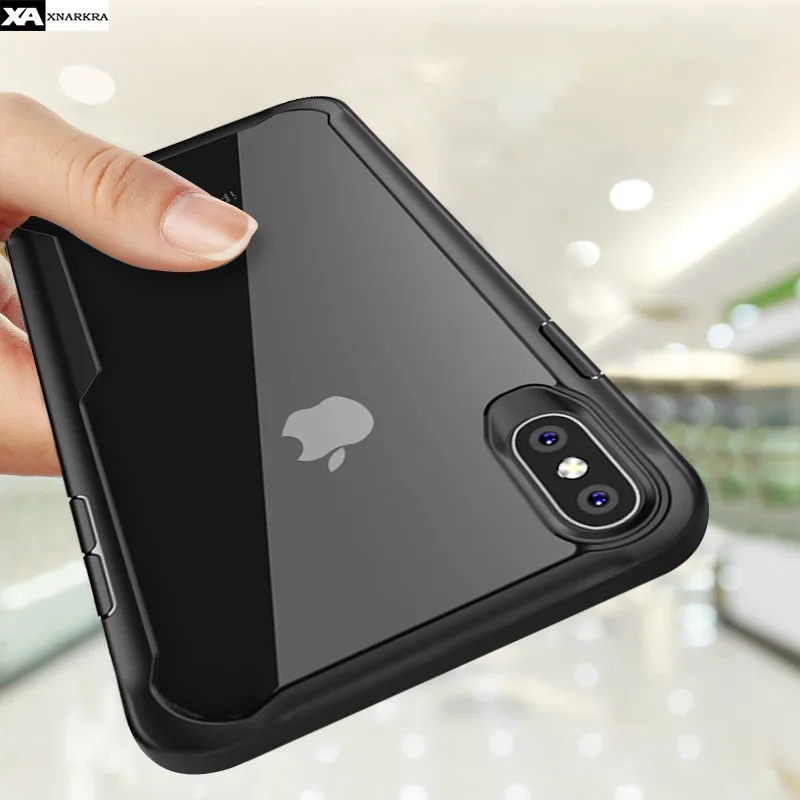 

Luxury Shockproof Case For iPhone 7 8 6 6s Plus Transparent Soft Silicone High Quality Protector Cover For iPhone X XR XS Max