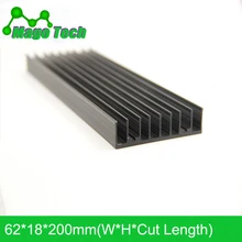 Светодиодный алюминиевый радиатор в виде пластины растут свет радиатор охлаждение Охладитель Fit транзистор IC теплопроводность светодиодный радиатор Электроника