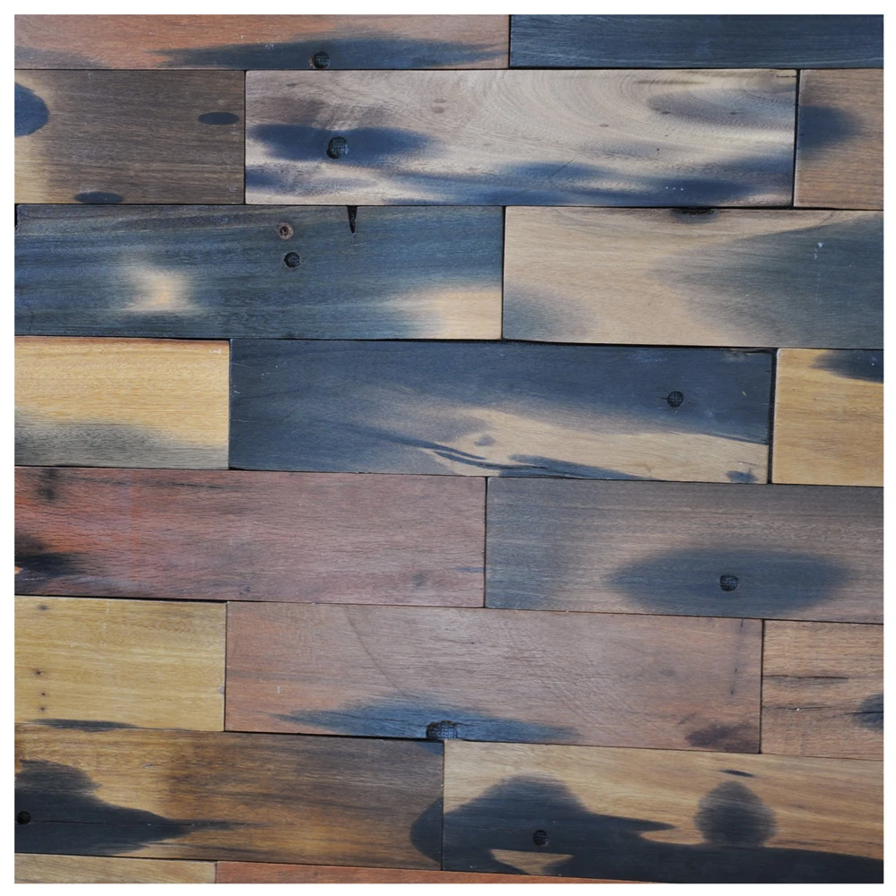 

Reclaimed Wood Wall Tile Ancient Boat Wood Panels, Set of 11 SMT-A15601P40