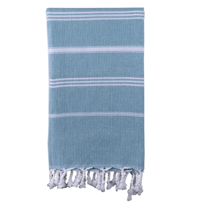 blue Trow 100*180 см турецкое хлопковое банное полотенце с бахромой домашняя жизнь путешествия мягкое удобное банное полотенце домашний текстиль - Цвет: blue
