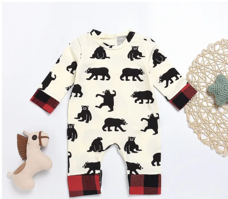 Детский комбинезон для новорожденных, 2019 весенний хлопковый комбинезон с рисунком животных, комбинезон для маленьких девочек, одежда для
