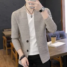 Возраст, сезон, кардиган, свитер, пальто, культивировать нравственность, красивый мужской вязаный свитер