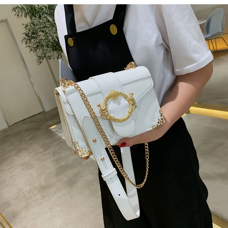 Мода 2019 г. металлический замок мини небольшой площади пакет сумка Crossbody посылка крестом пакет клатч для женщин дизайнер кошелек сумки Bolsos