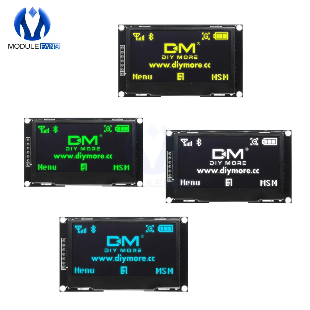 Цифровой ЖК экран 2 42 дюйма 128X64 модуль OLED дисплея C51 плата для Arduino