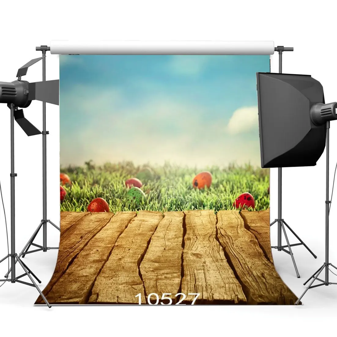 

Photography Backdrops Bokeh Easter Eggs Green Grass Nature Scene Nostalgia Stripe Wooden Floor Background