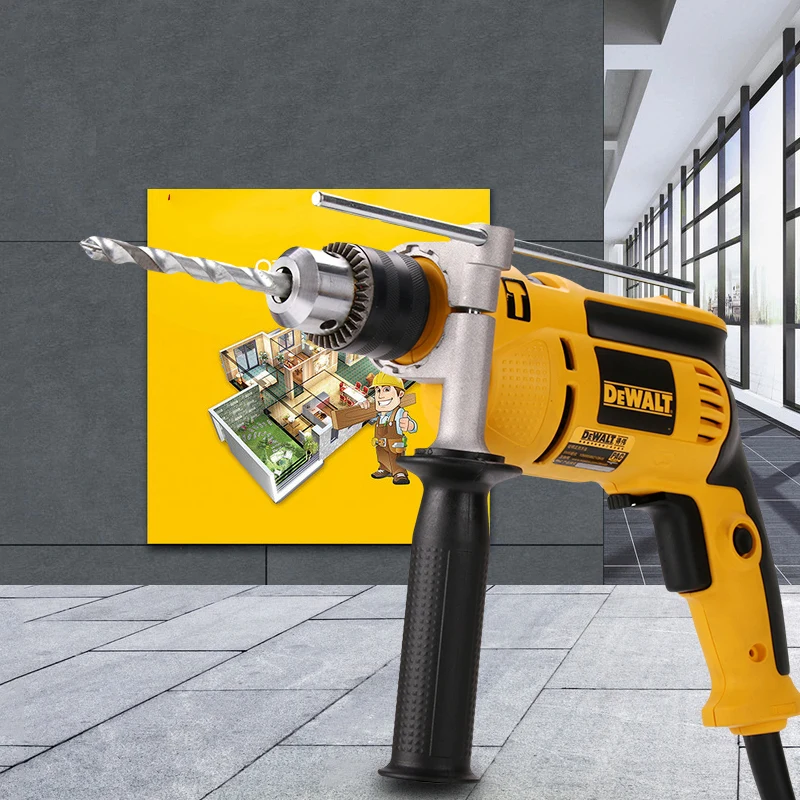 DeWalt электроинструмент DWD024 DWD025K электрическая Ударная дрель настенный сверлильный светильник регулировка скорости вспышки светильник Ударная дрель