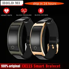 CK11S smart bluetooth bralecet Приборы для измерения артериального давления сердечного ритма Мониторы наручные часы Фитнес браслет трекер Шагомер Браслет