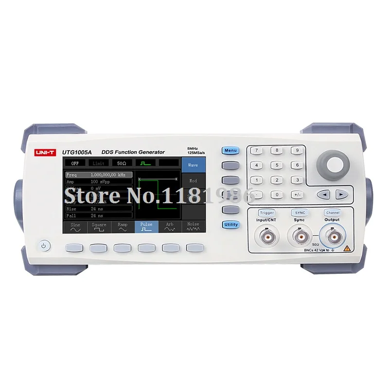 

UNI-T UTG1005A function/arbitrary waveform generator/single channel/5MHz channel bandwidth/125MS/s sampling rate