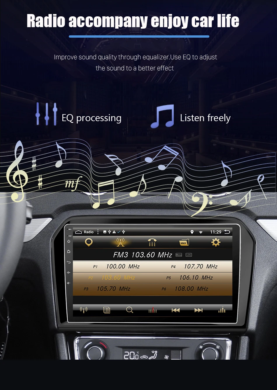 Flash Deal Eunavi Two Din Car Multimedia Player Android 8.1 Auto Radio For Volkswagen/VW JETTA Octa 8 cores WIFI 2 din stereo 12
