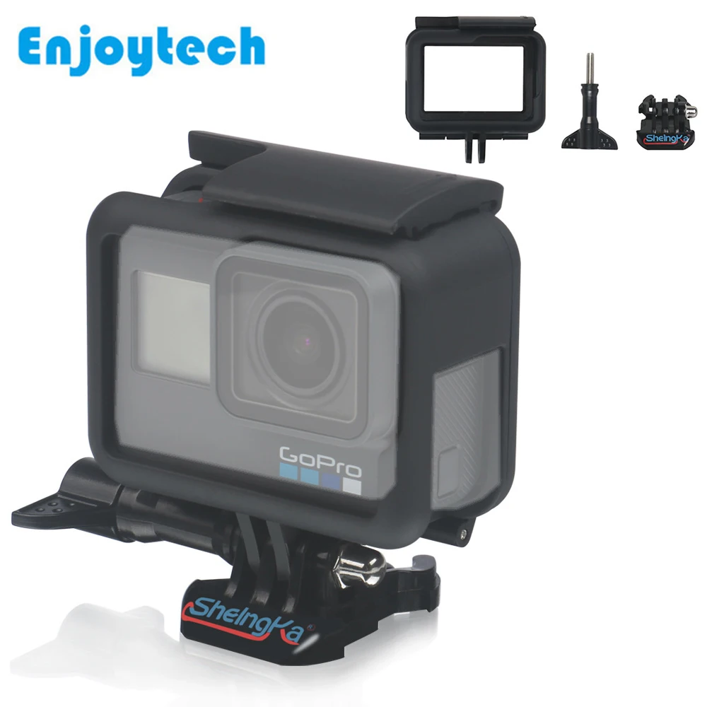 

Sheingka For GoPro Accessories Protective Case Cover with Base Adaptor for GoPro Hero 5 6 7Black Action Cameras Frame Cover