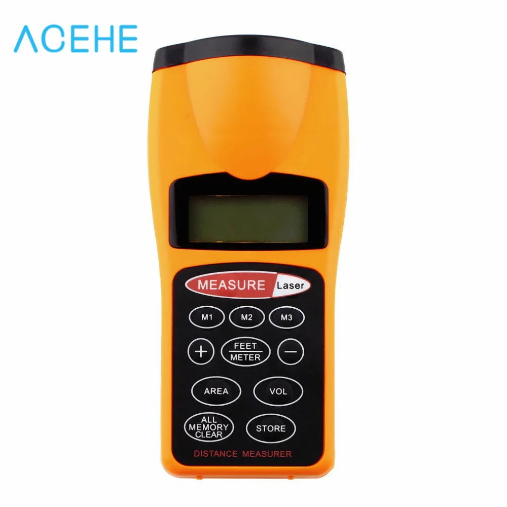 Laser Distance Meter Professional Durable Ultrasonic Distance Measurer Area Volum Laser Designator LCD Night Light backlight Laser Distance Meter Professional Durable Ultrasonic Distance Measurer Area Volum Laser Designator LCD Night Light backlight