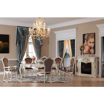 

high end italian antique dining table