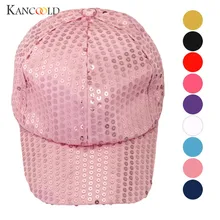 Шапки женская шапка черная шапка однотонная бейсболка Осенняя Солнцезащитная Женская Летняя шляпка хип-хоп бейсболка с козырьком бейсболки с блестками DC28A