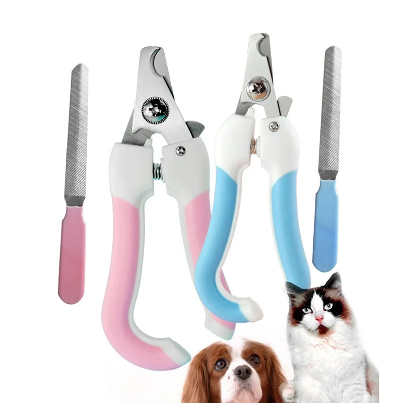 

High Quality Pet Puppy Cat Dog Nail Clipper Claw Cutter Pet Grooming Scissor Tool with Nail File 6121wn