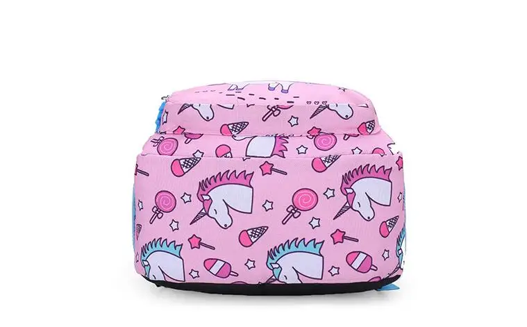  2019 New Unicorn Printed Children School Bag Cute Cartoon Kids Bags Kindergarten Backpack for Boys  - 33052213537
