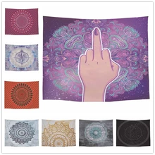 

Indian Fabric Mandala Tapestry Wall Hanging Hippie Boho Decor Mandala Beach Towel Yoga Blanket Mat Indian Table Cloths Bedspread