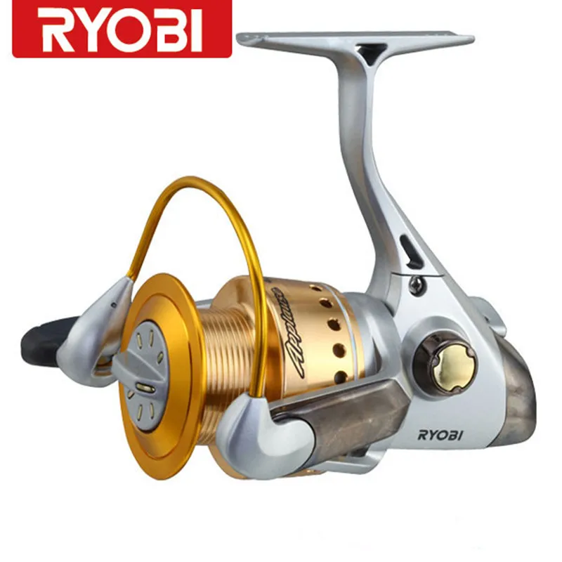 RYOBI Аплодисменты полностью металлический корпус дешевая спиннинговая Рыболовная катушка Carretes De Pescar Olta Moulinet карповая катушка