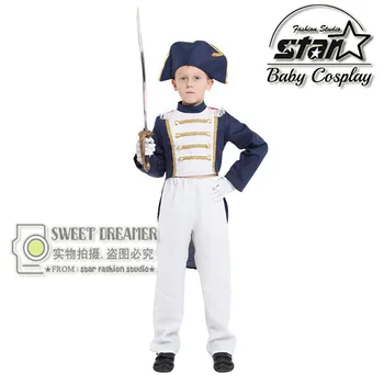 

3-12 Years Old Halloween Costume Kids Cosplay Napoleon Performance Wear for Boys Vintage Style King Children's Sets