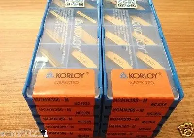

DHL/EMS 2 LOTS NEW IN BOX Korloy MGMN300-M H01 CNC Carbide Insert 10pcs/1Box-A2