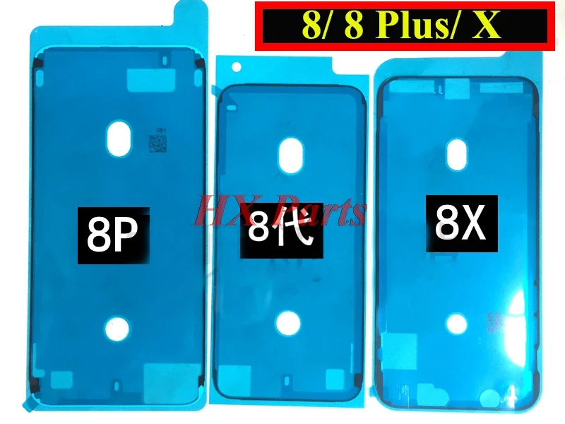 

20 PCS Waterproof 3M PreCut Adhesive Glue Tape Sticker For iPhone 8 8Plus 7 7 Plus 6S 6SP Front Housing LCD Touch ScreenAdhesive