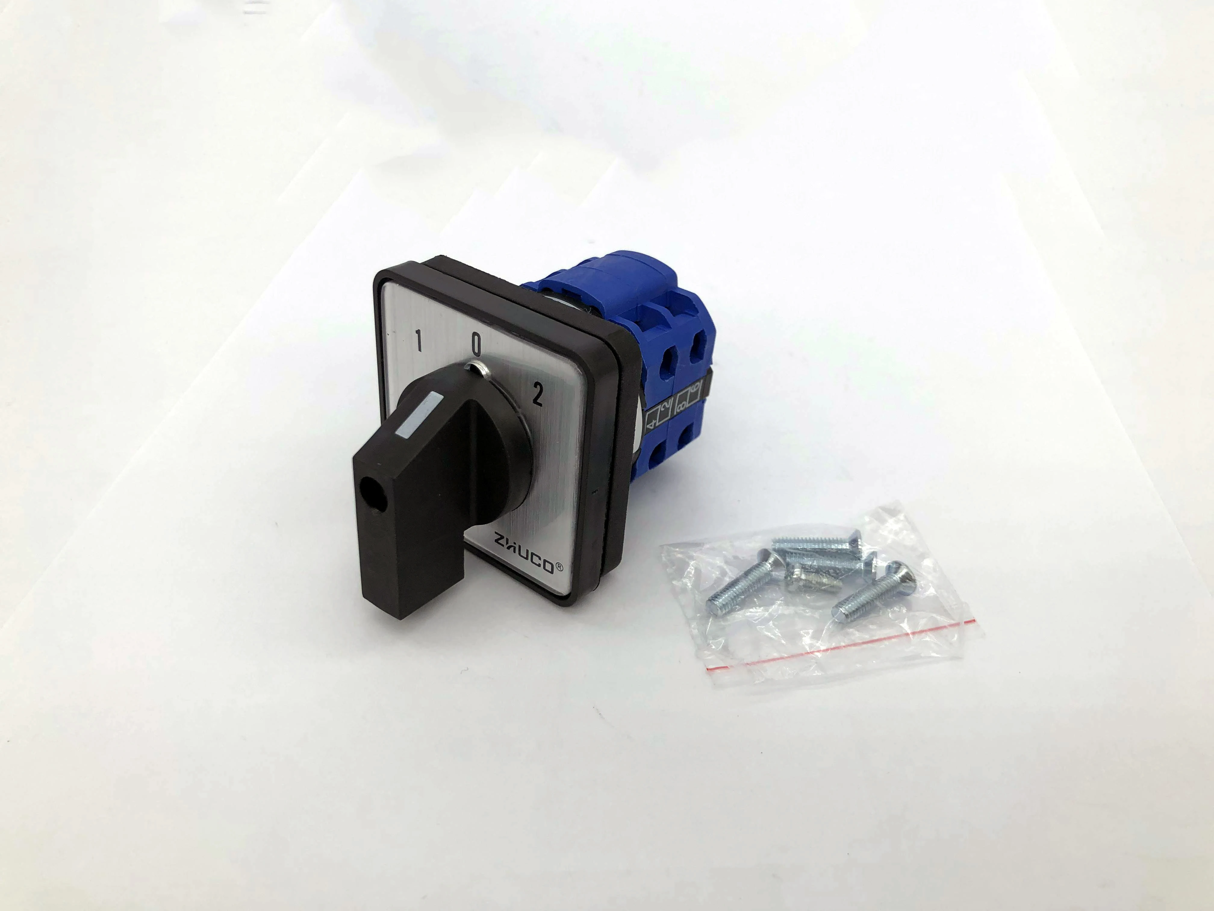 LW26-20 D202 Electric 2/3/4/6/7 position Silver contact 20A 660V 3 poles Control Rotary Changeover Cam Switch LW28-20 LW26-20/3