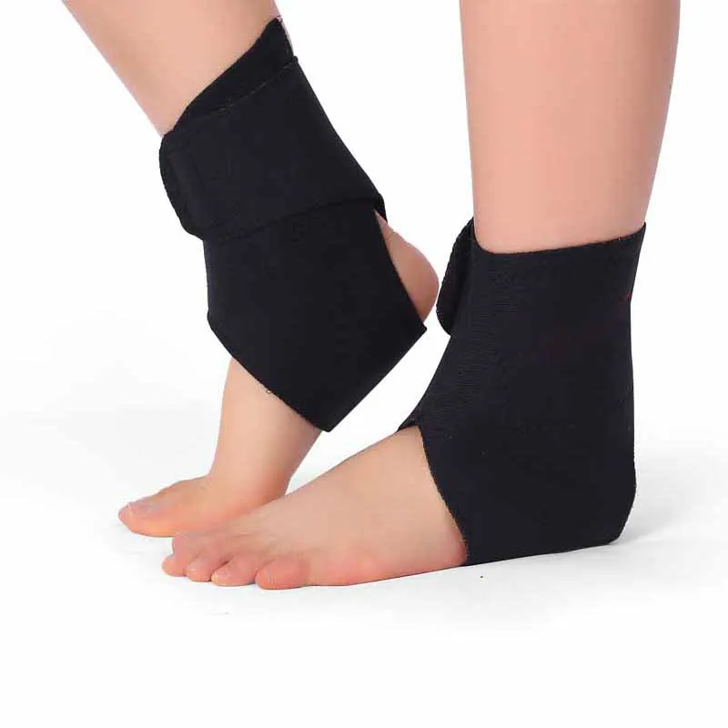 1 пара медицинской помощи от артрита Турмалин Дальний инфракрасный лодыжки ремень безопасности Поддержка Скоба Магнитная терапия для здоровья ног